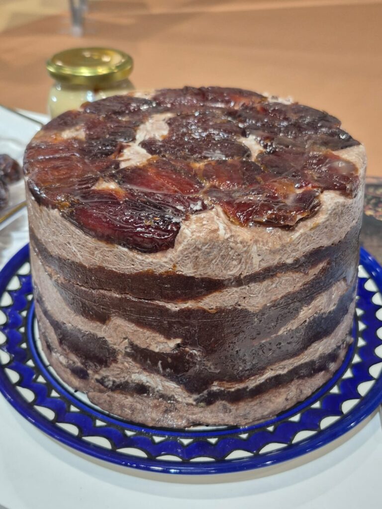 Halawa cake at the Abu Dhabi Date Palm Exhibition 2025