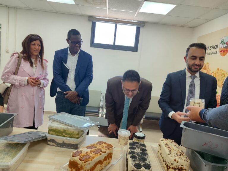 Tasting at the Beit Al Dimashqi factory in Jericho