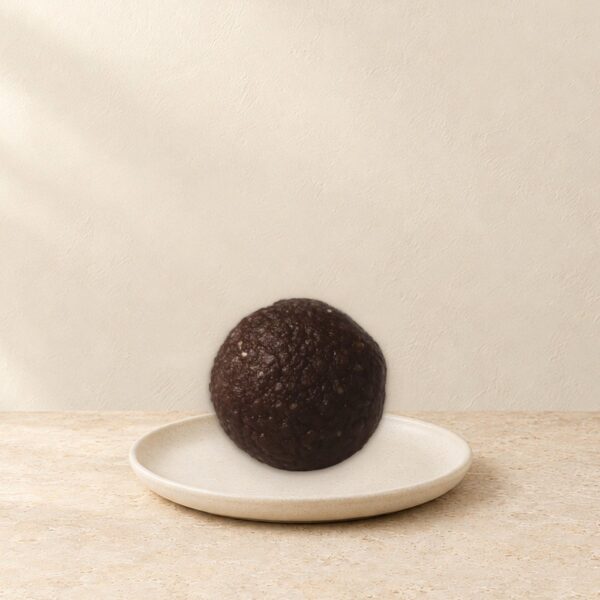 Marzipan balls filled with Oreo spread