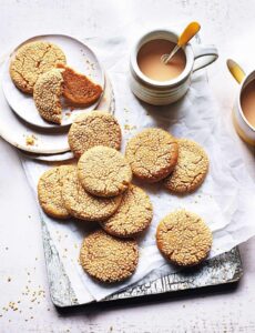 Biscuits made with tahini